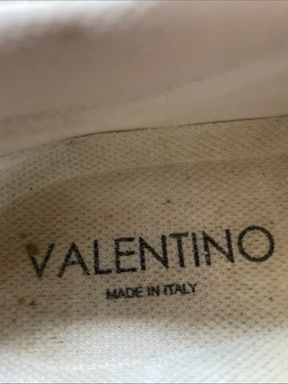 Valentino Women's Silver Glitter Lace-Up Sneakers